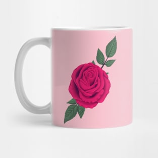 Pink Rose Mug